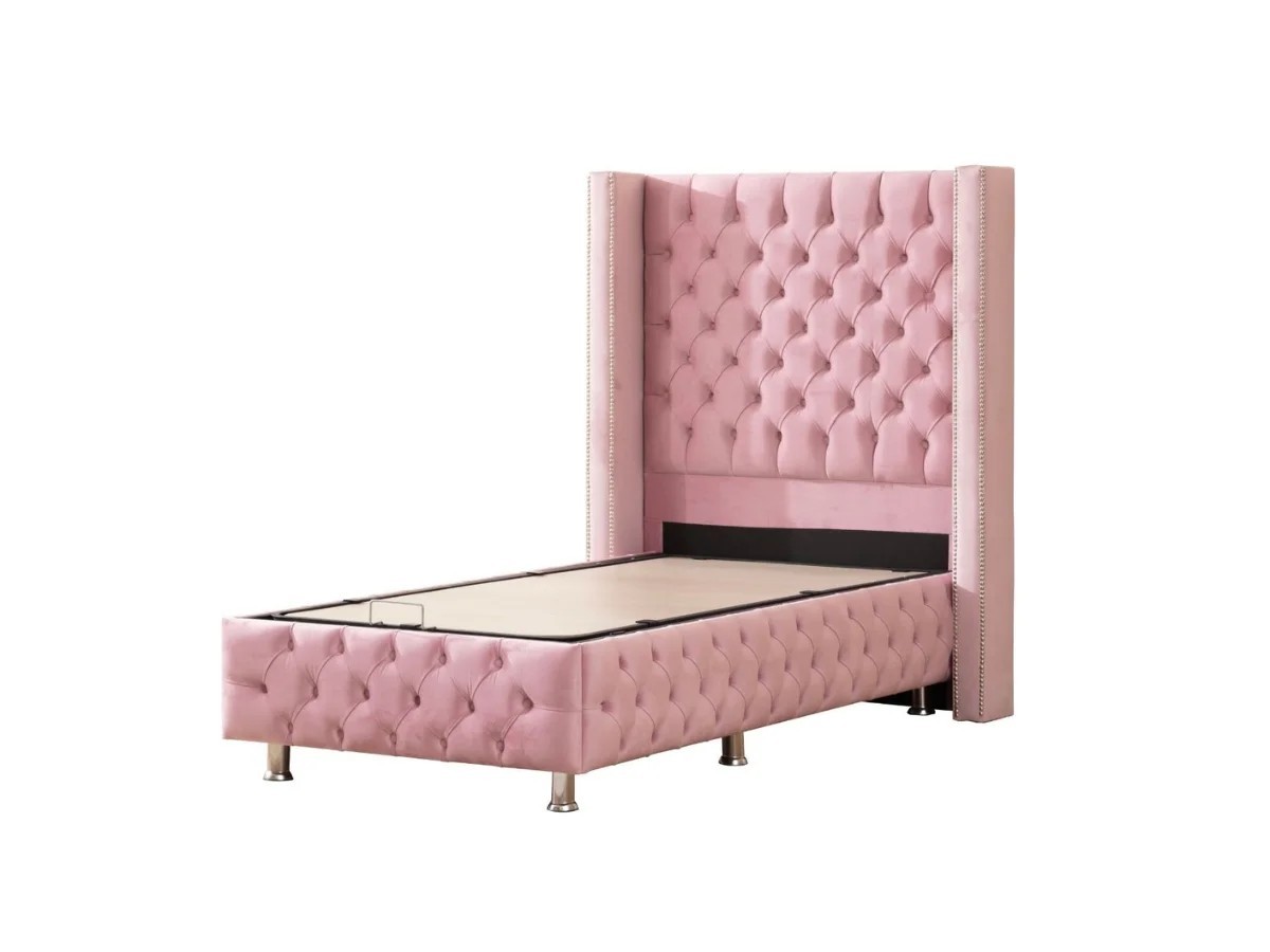 LIT COFFRE CLOUTE ENFANT
