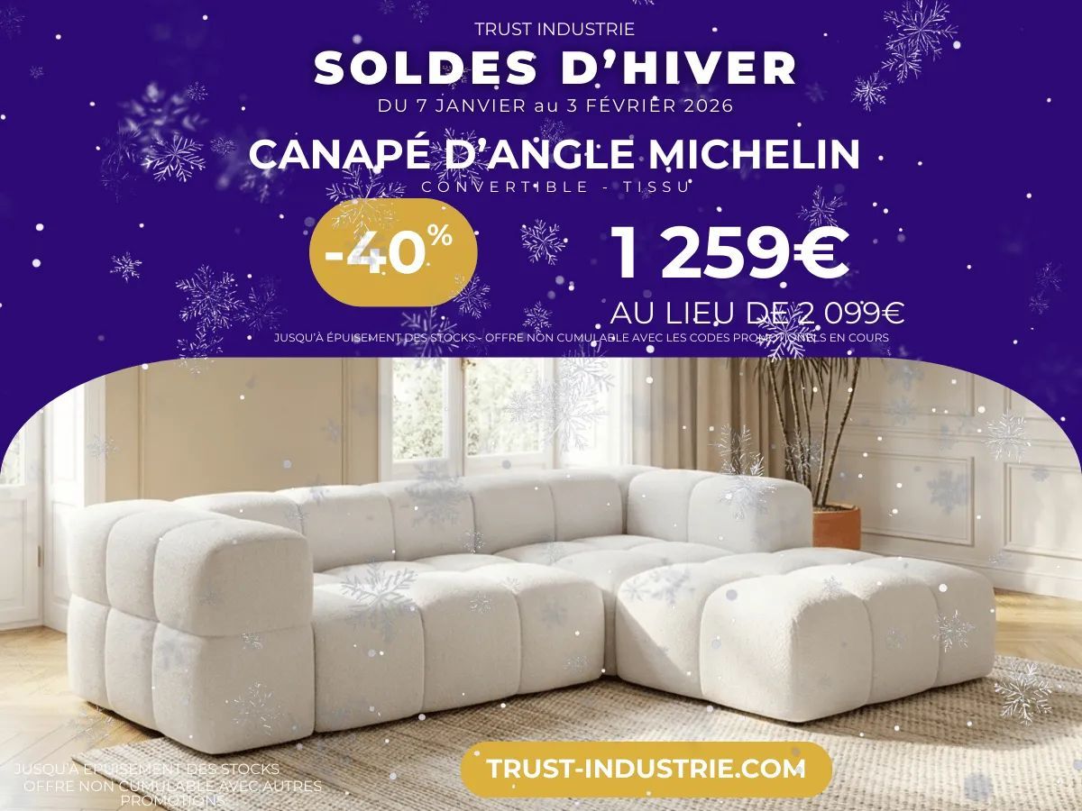 CANAPÉ D'ANGLE MICHELIN