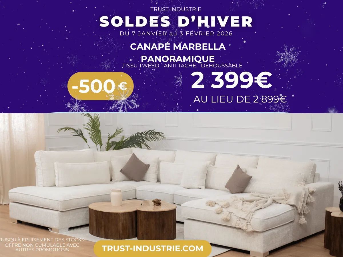 CANAPÉ PANORAMIQUE MARBELLA