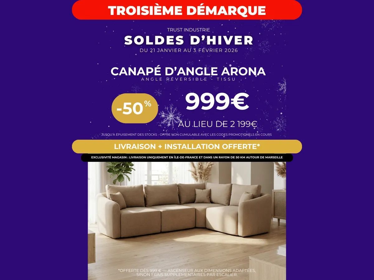CANAPÉ D'ANGLE ARONA