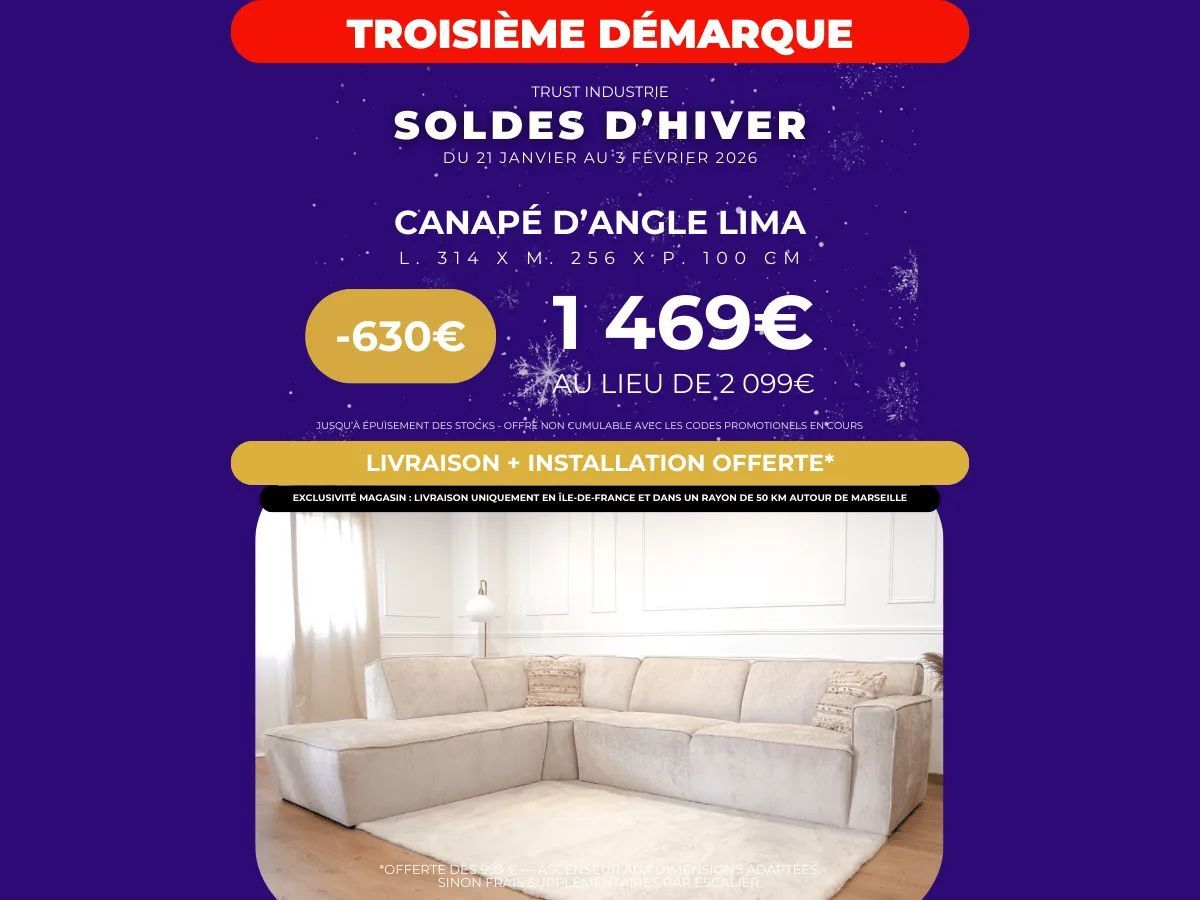 CANAPÉ D'ANGLE LIMA