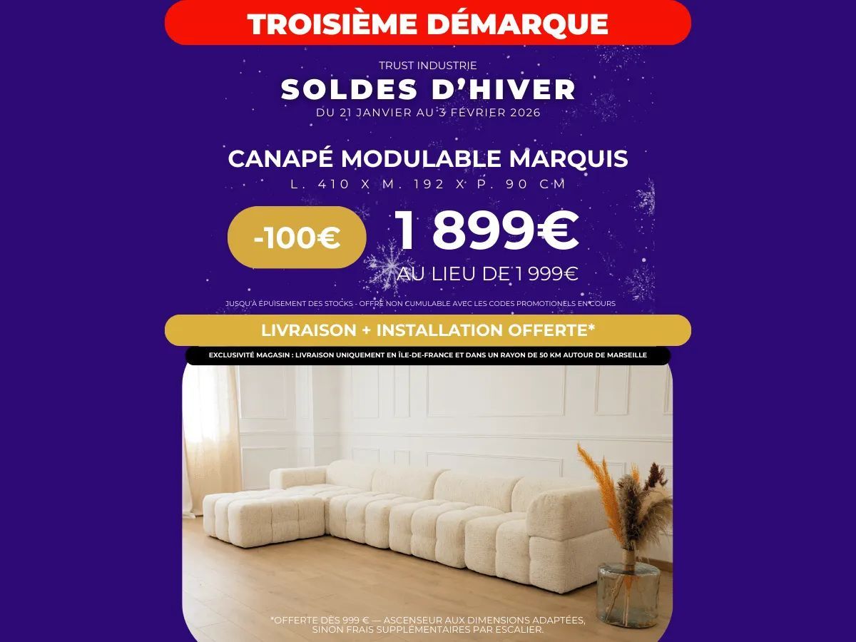 CANAPÉ MODULABLE MARQUIS