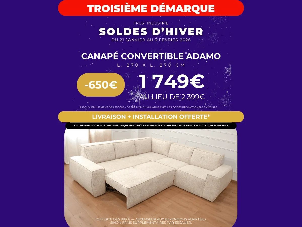 CANAPÉ CONVERTIBLE ADAMO
