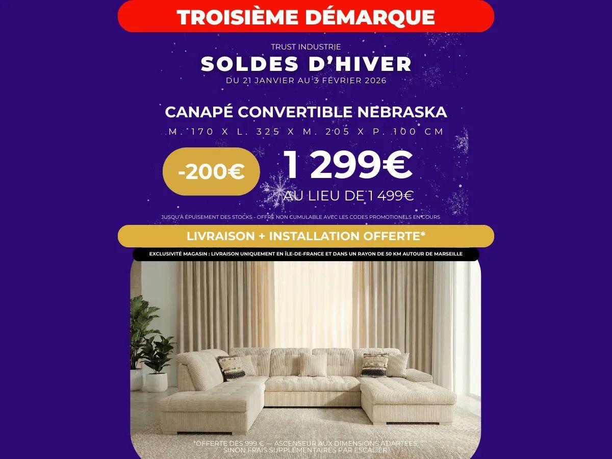 CANAPÉ CONVERTIBLE NEBRASKA