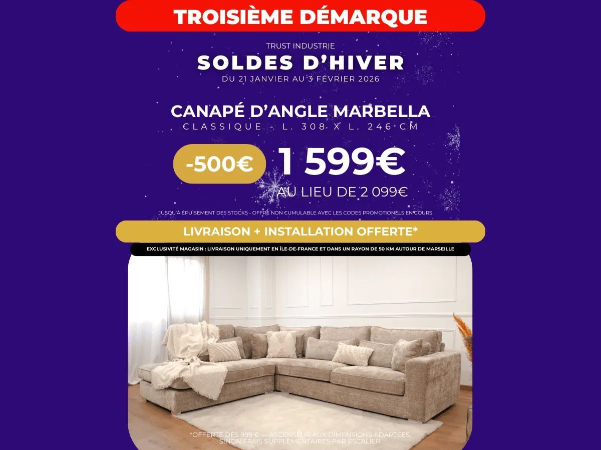 CANAPÉ D'ANGLE MARBELLA...