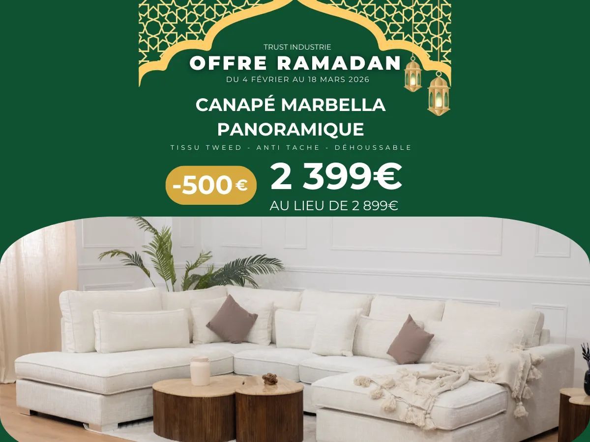 CANAPÉ PANORAMIQUE MARBELLA