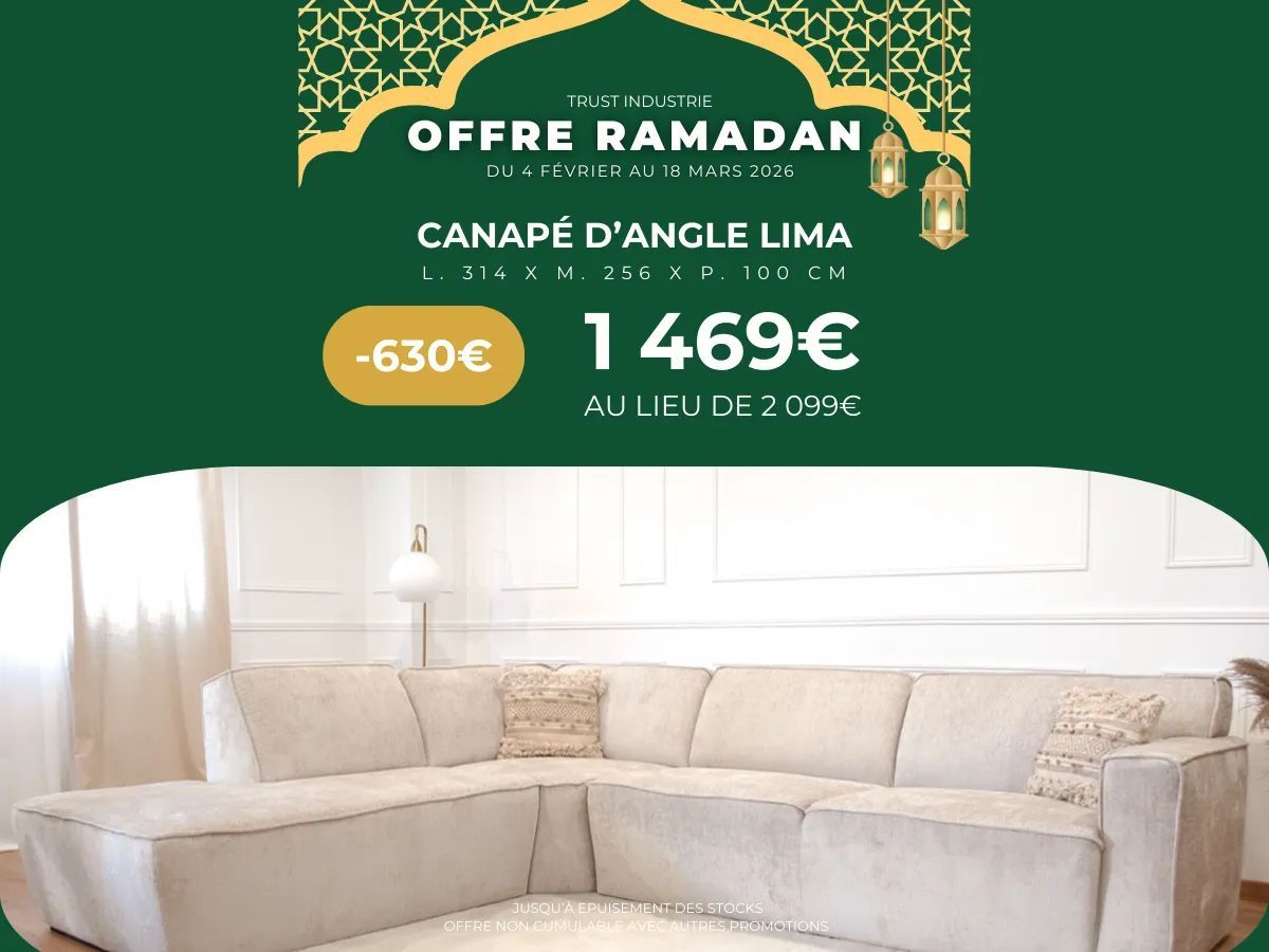 CANAPÉ D'ANGLE LIMA