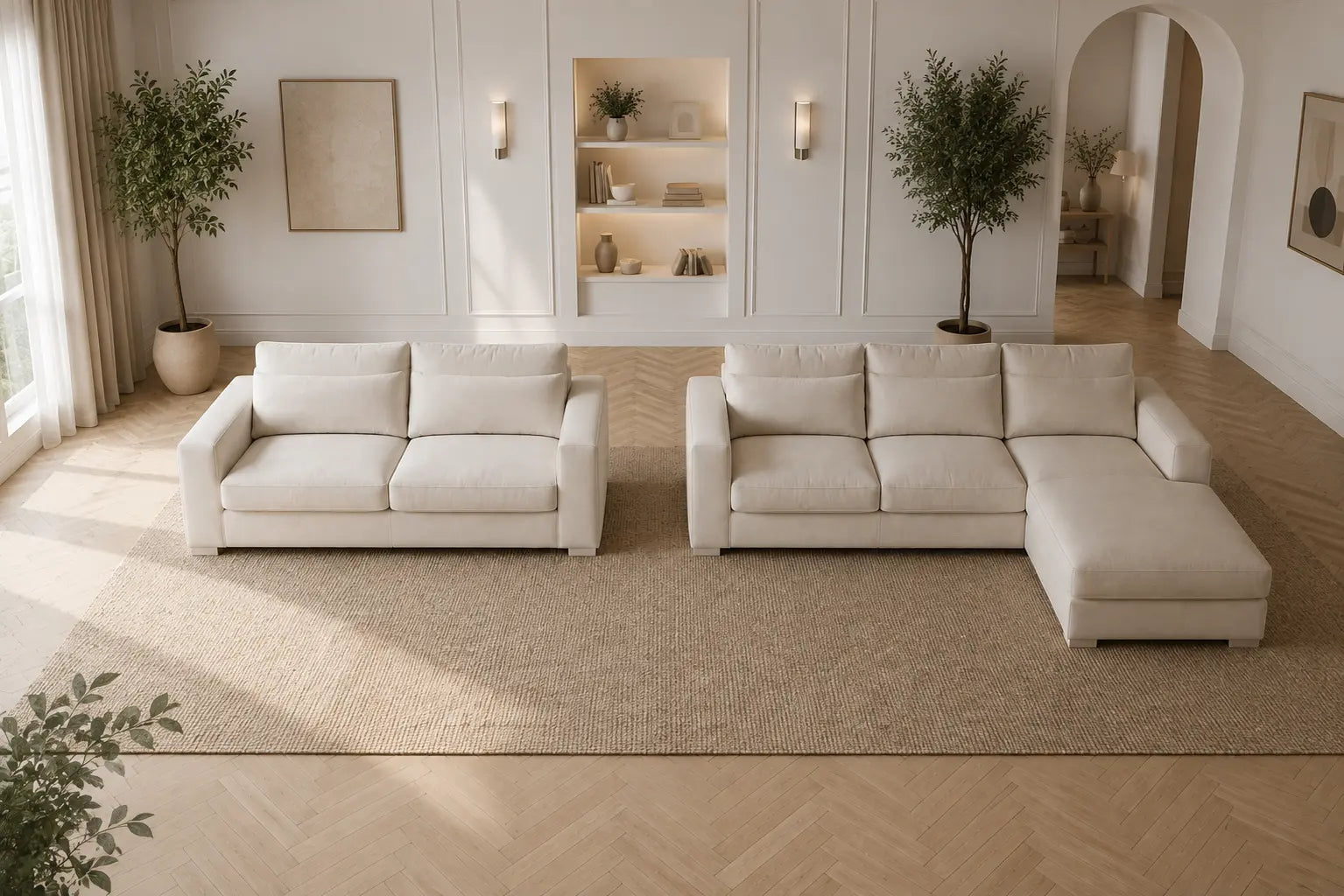 Canapé droit ou canapé d’angle : lequel choisir pour votre salon ?