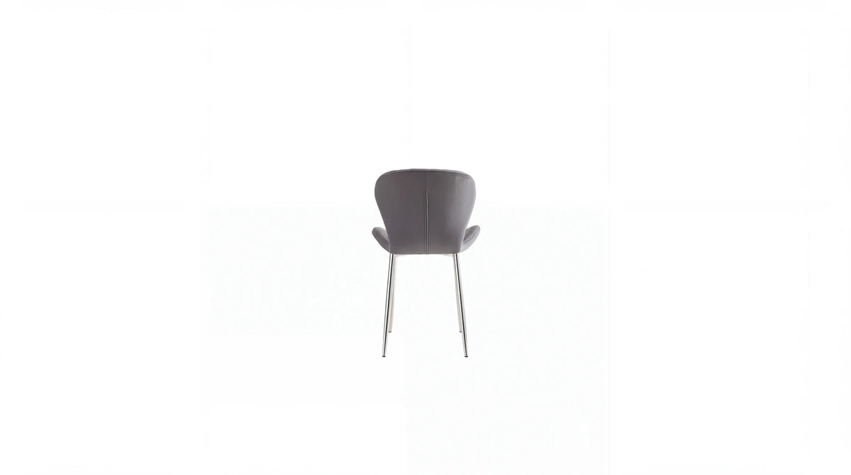 Assise Gris - Pied Chrome