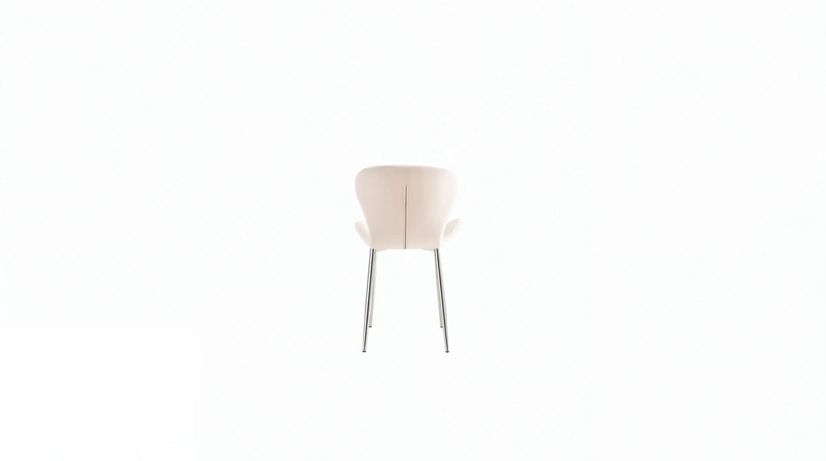 Assise Beige - Pied Chrome