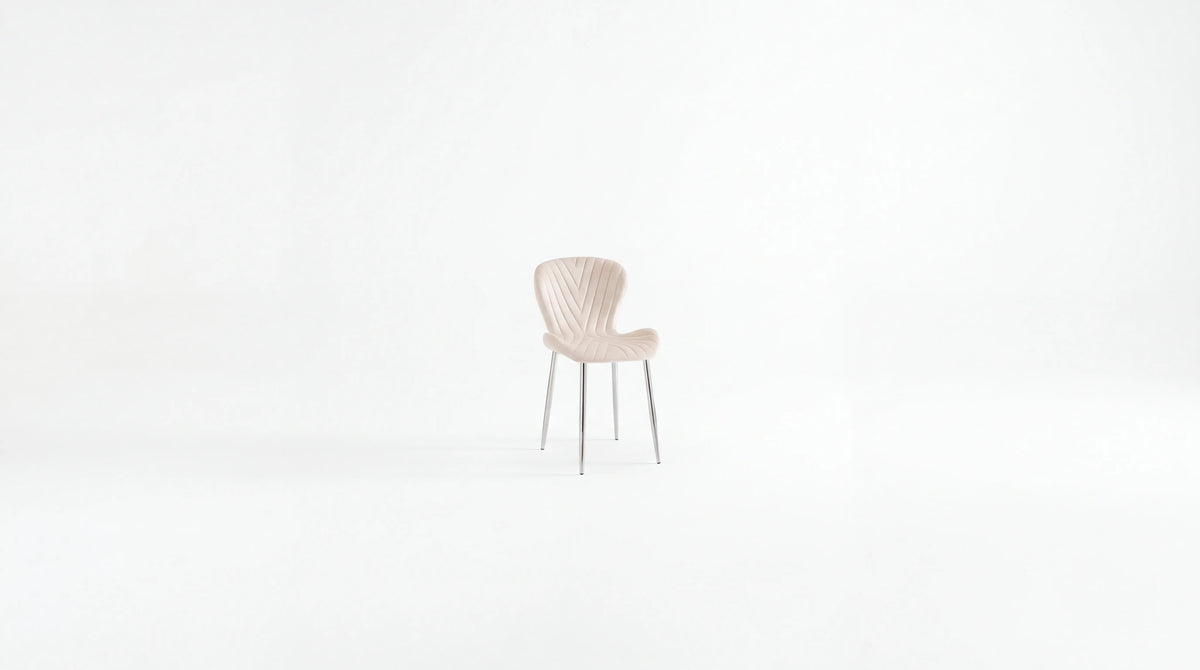  Assise Beige - Pied Chrome