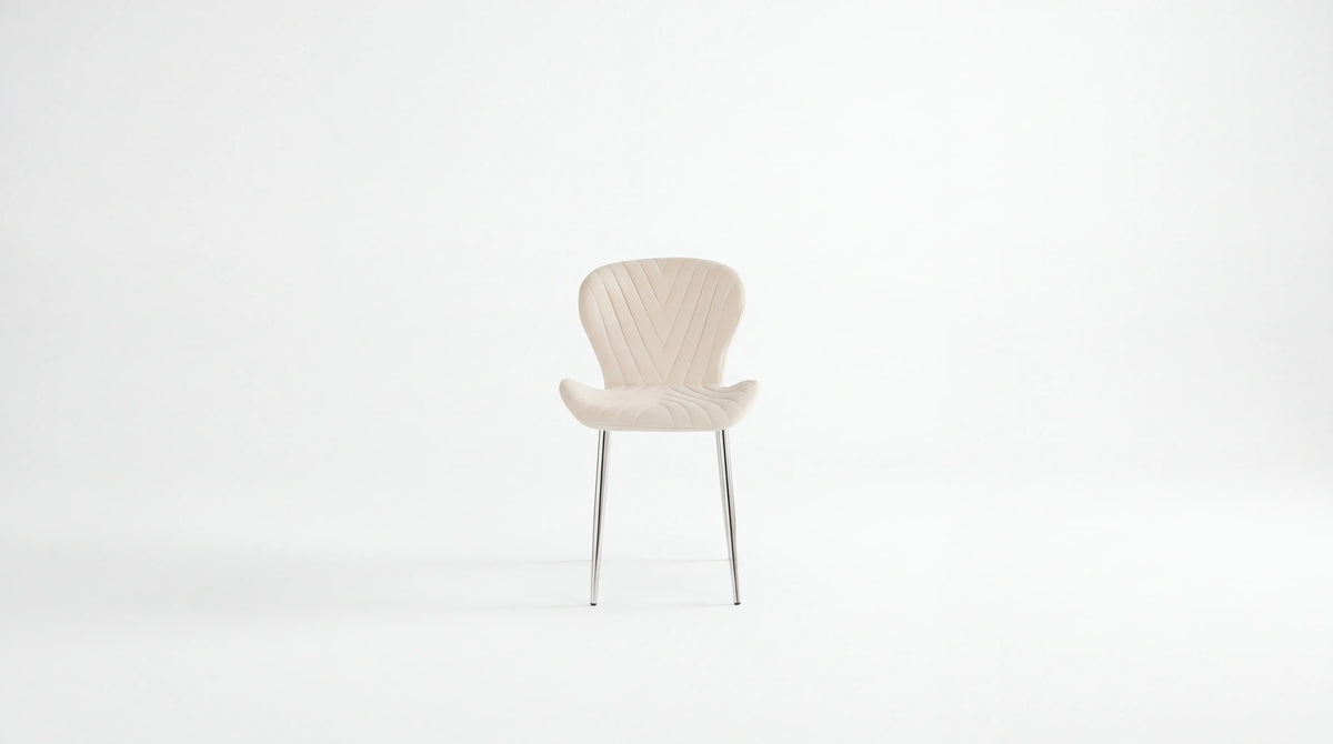  Assise Beige - Pied Chrome