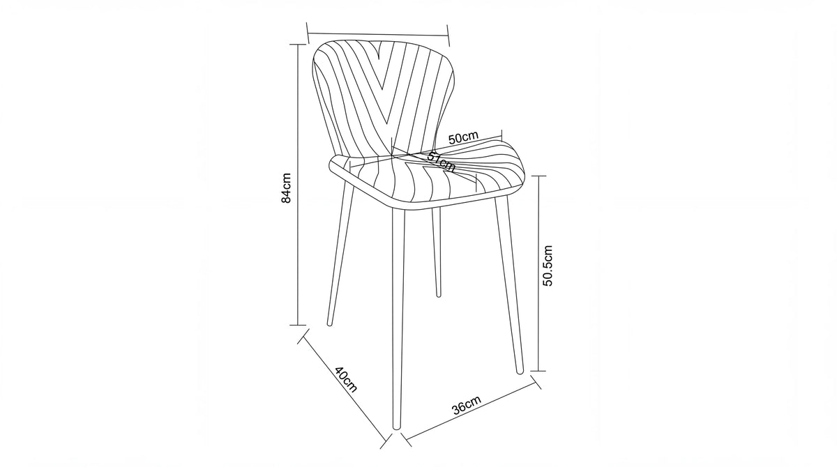 Assise Noir - Pied Chrome