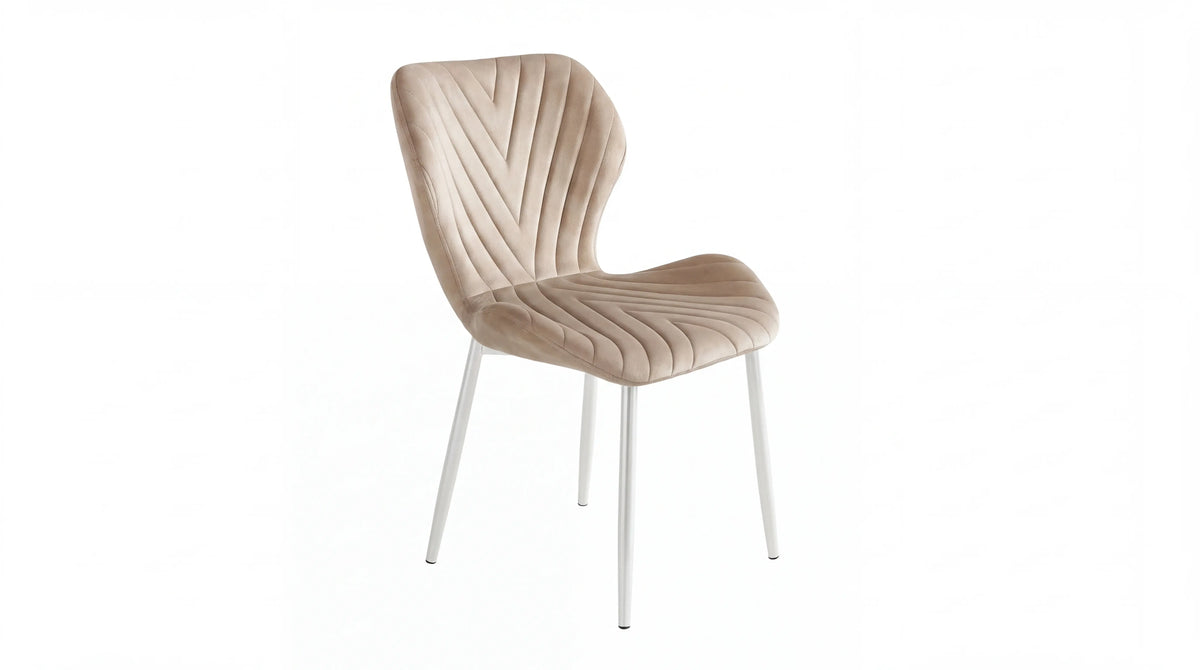  Assise Taupe - Pied Chrome