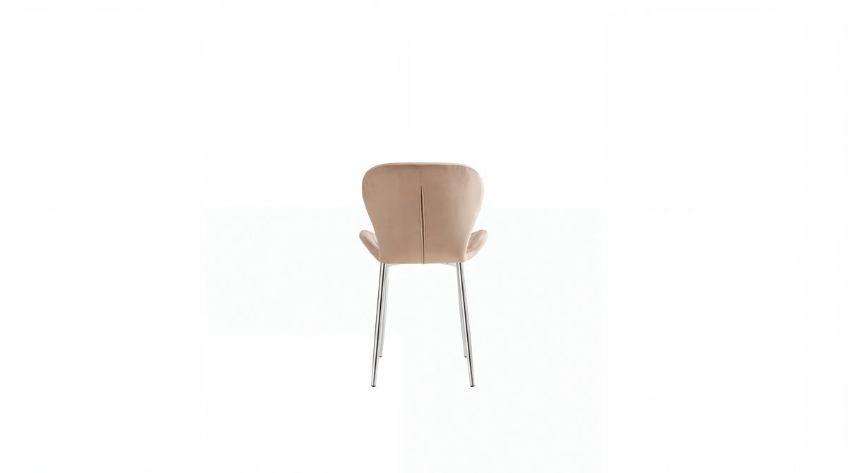  Assise Taupe - Pied Chrome