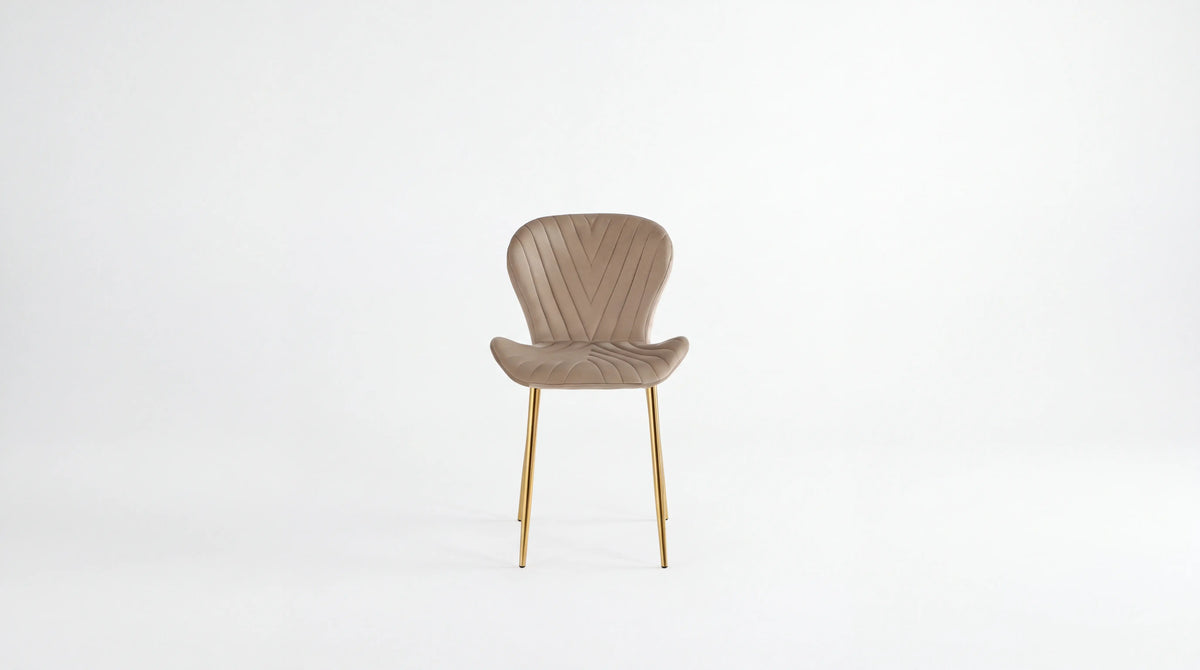  Assise Taupe - Pied Or