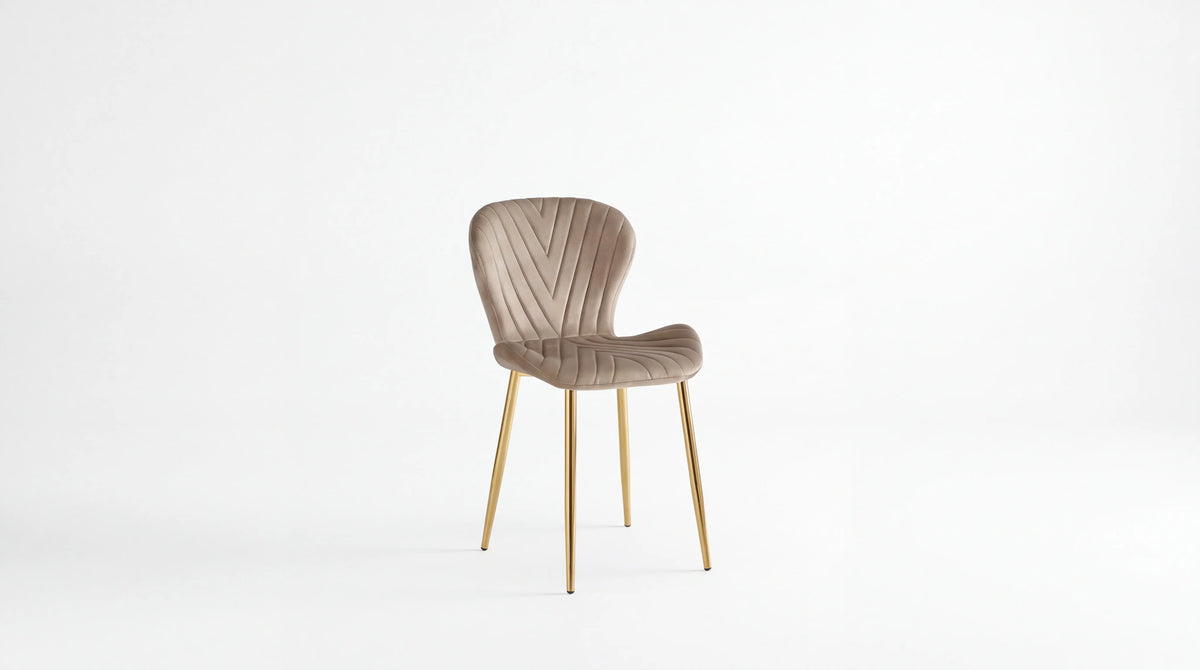  Assise Taupe - Pied Or