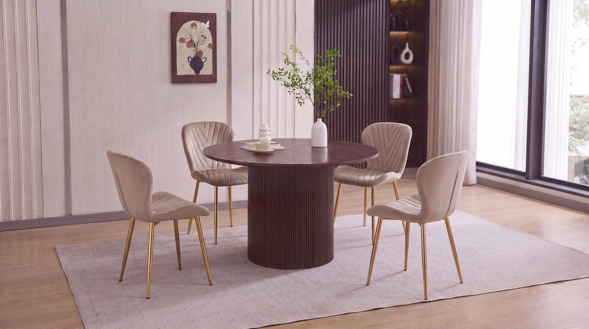  Assise Taupe - Pied Or