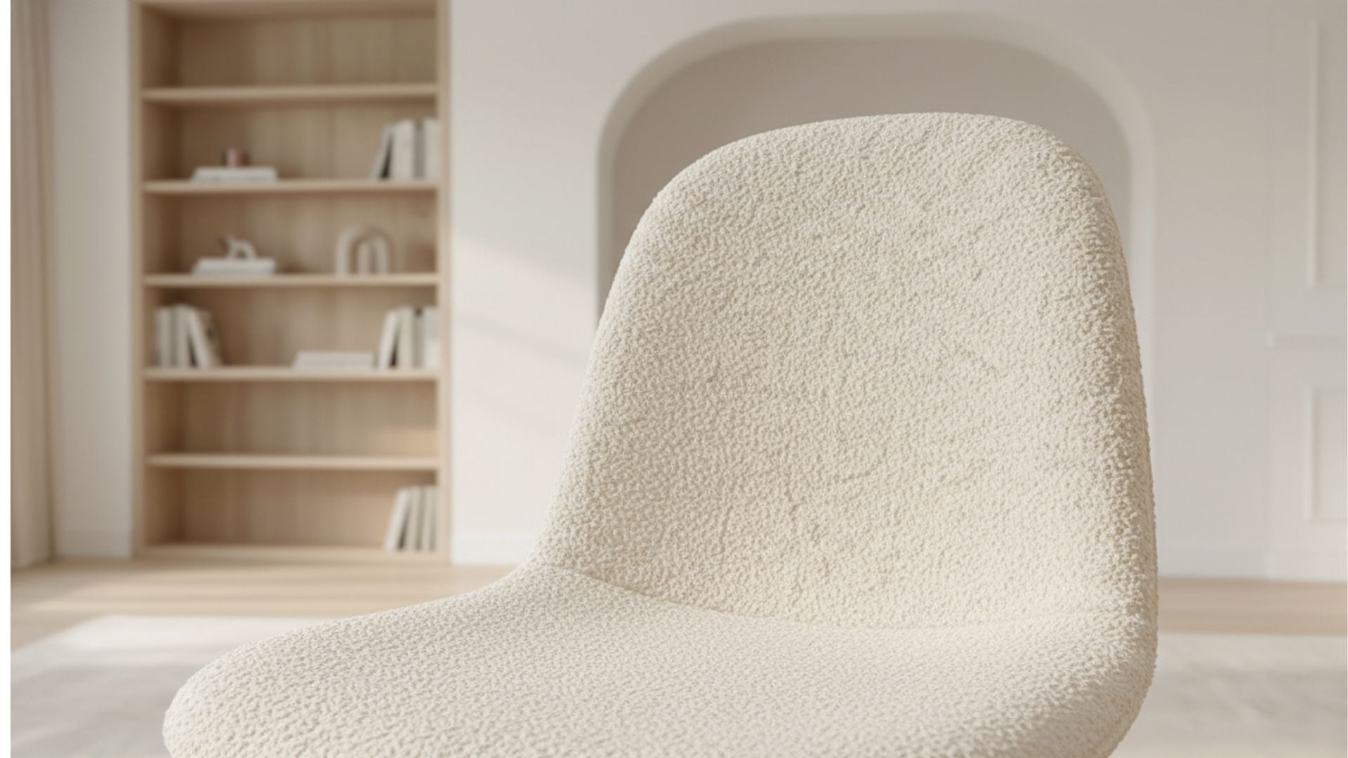 Lot de 2 chaises de salle à manger modernes VALBERG DOUDOU en tissu velours et pieds  en acier