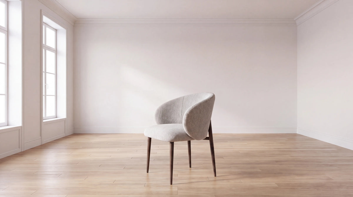 Lot de 2 chaise YUKI design en tissu