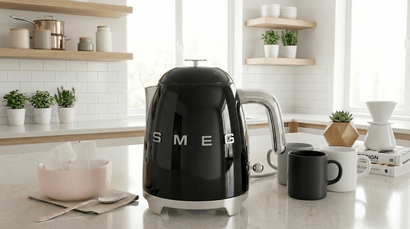 Bouilloire SMEG - TRUST INDUSTRIE - noir - 