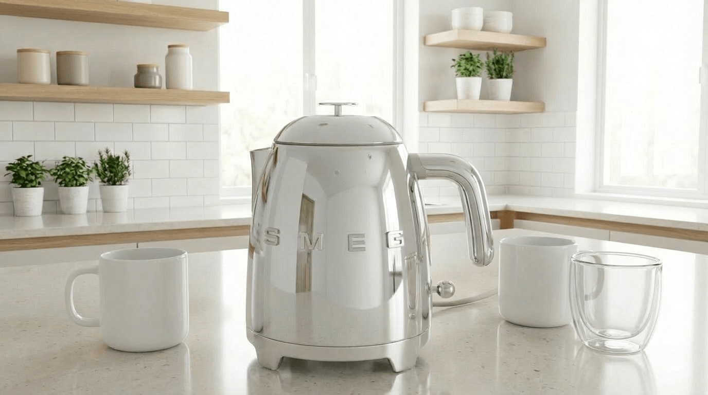 Bouilloire SMEG - TRUST INDUSTRIE - chrome - 
