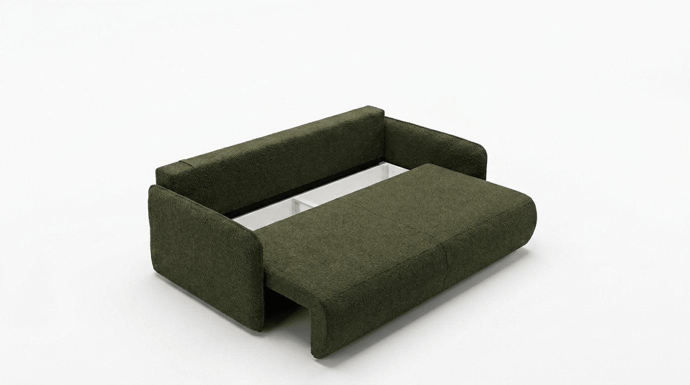 Canapé convertible FOREST - TRUST INDUSTRIE - Vert - 