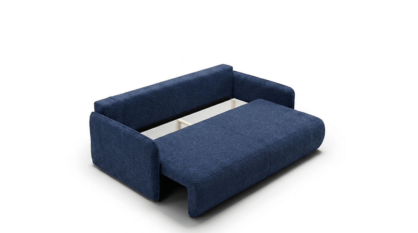 Canapé convertible FOREST - TRUST INDUSTRIE - Bleu - 