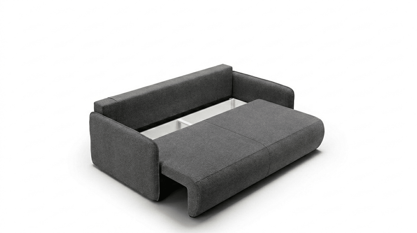 Canapé convertible FOREST - TRUST INDUSTRIE - Gris - 