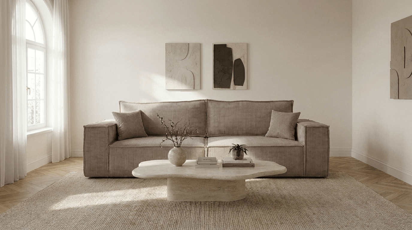 Canapé convertible MILLE - TRUST INDUSTRIE - Beige - 