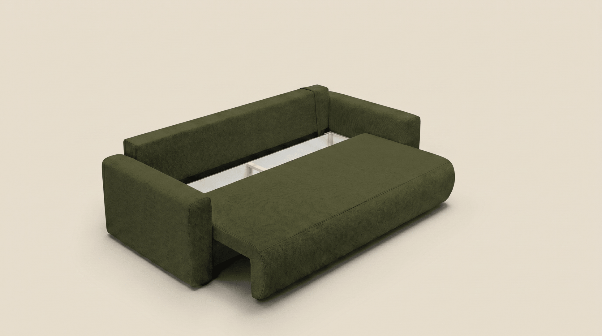 Canapé convertible WELLY - TRUST INDUSTRIE - Vert - 