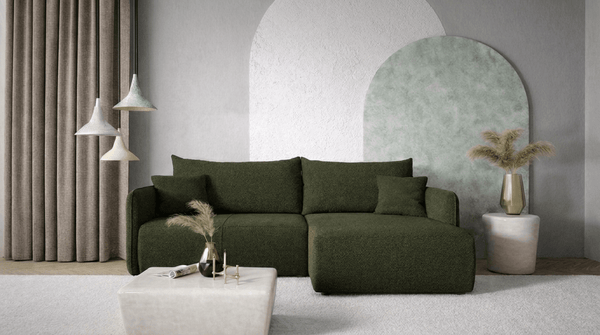 Canapé d’angle convertible FOREST L - TRUST INDUSTRIE - Beige - 