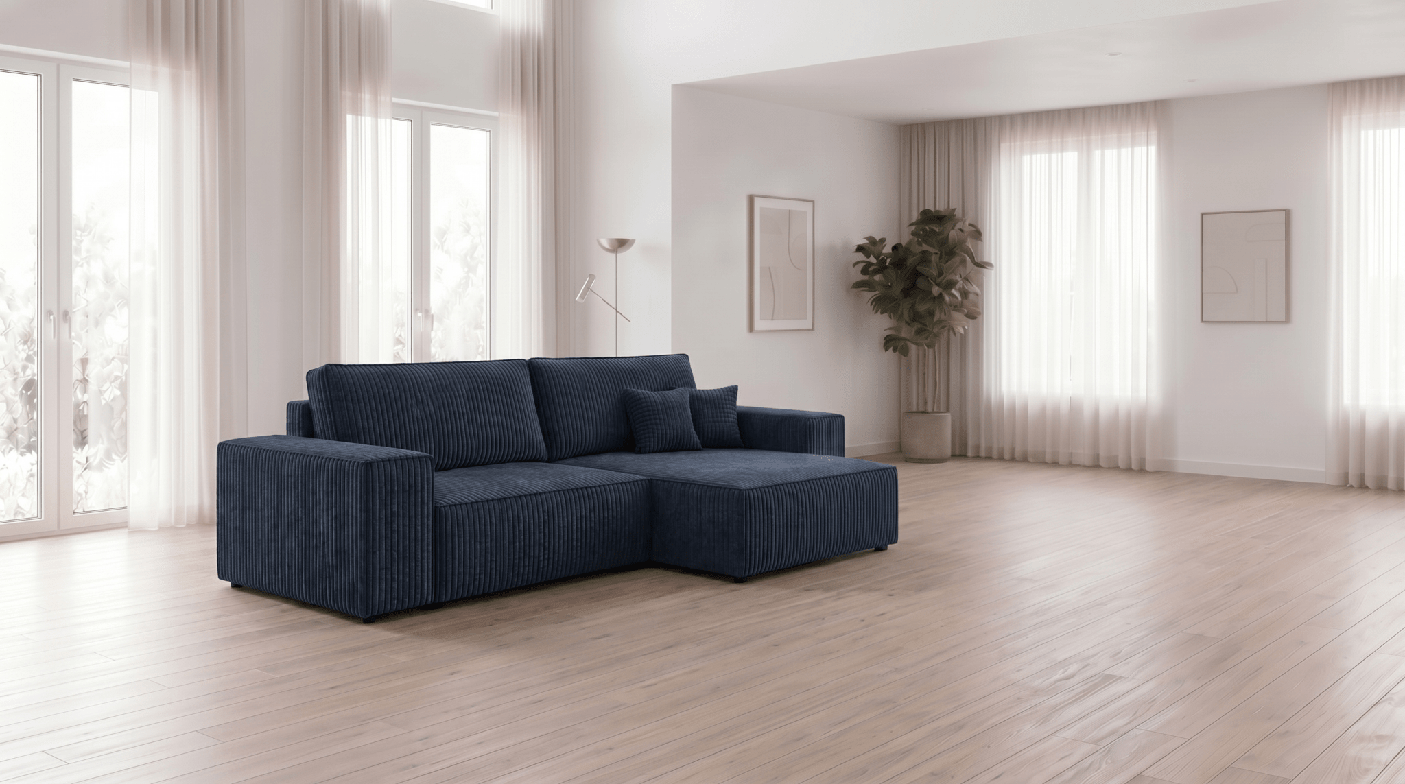 Canapé d’angle convertible MILLE ANGLE - TRUST INDUSTRIE - Moutarde - 