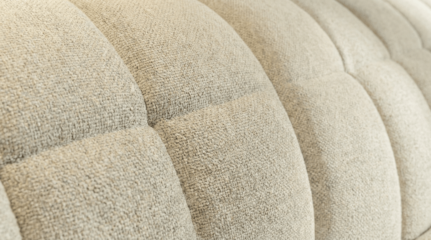 Canapé d’angle relax électrique 6 places SERGIO L en tissu avec têtières réglables - Trust Industrie -  Beige - Gauche