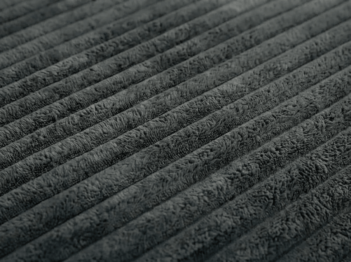 Canapé droit déhoussable 3 places EVA en velours - Trust Industrie - Gris foncé 16 - 