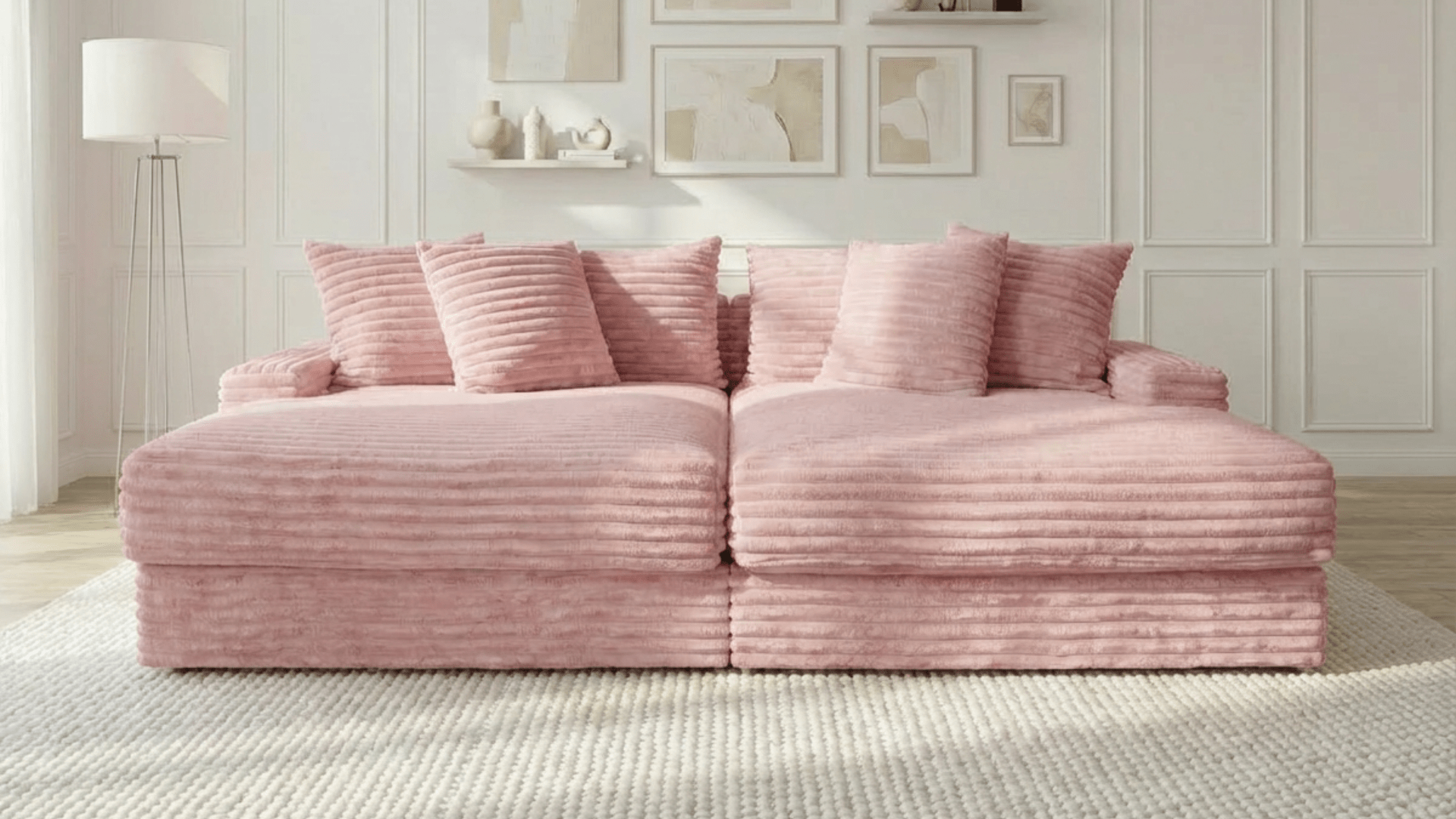 rose / L. 250 x l. 170 cm