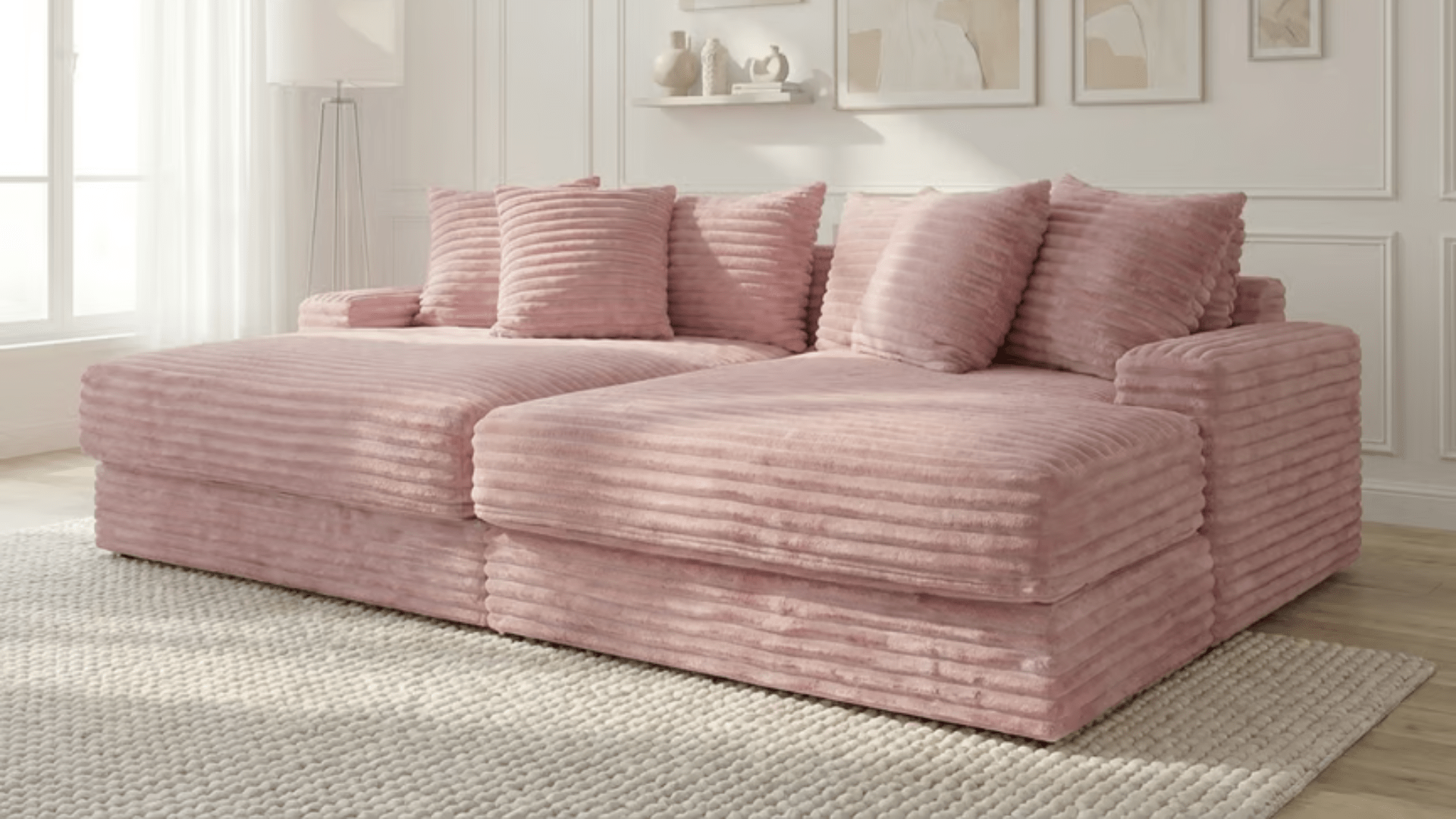 rose / L. 250 x l. 170 cm