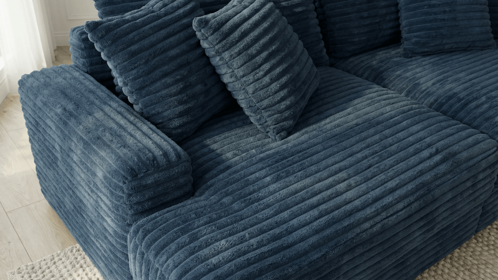 bleu / L. 250 x l. 170 cm