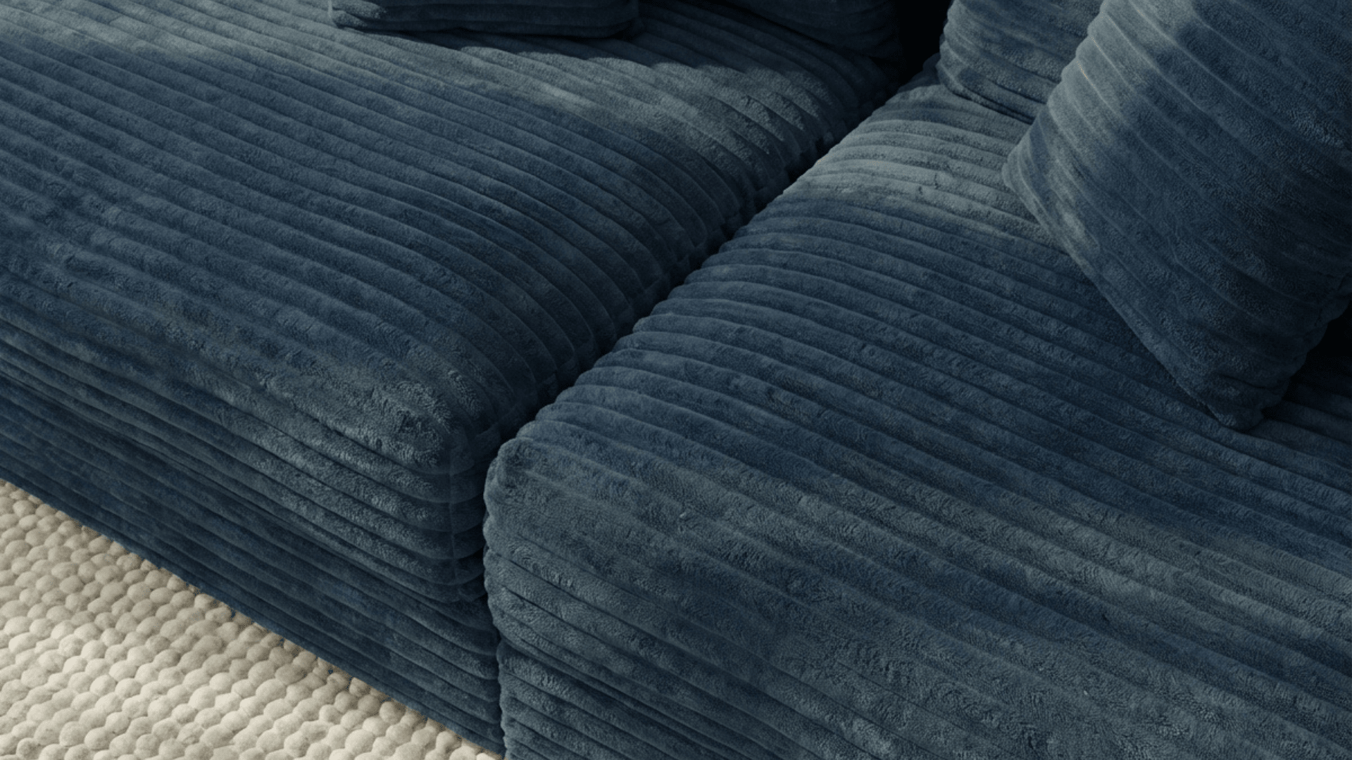 bleu / L. 250 x l. 170 cm