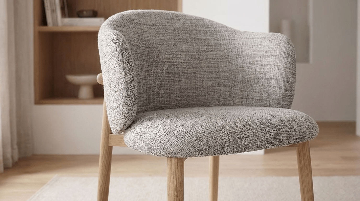 Chaise OSAKA design avec accoudoirs - TRUST INDUSTRIE - Umber - 