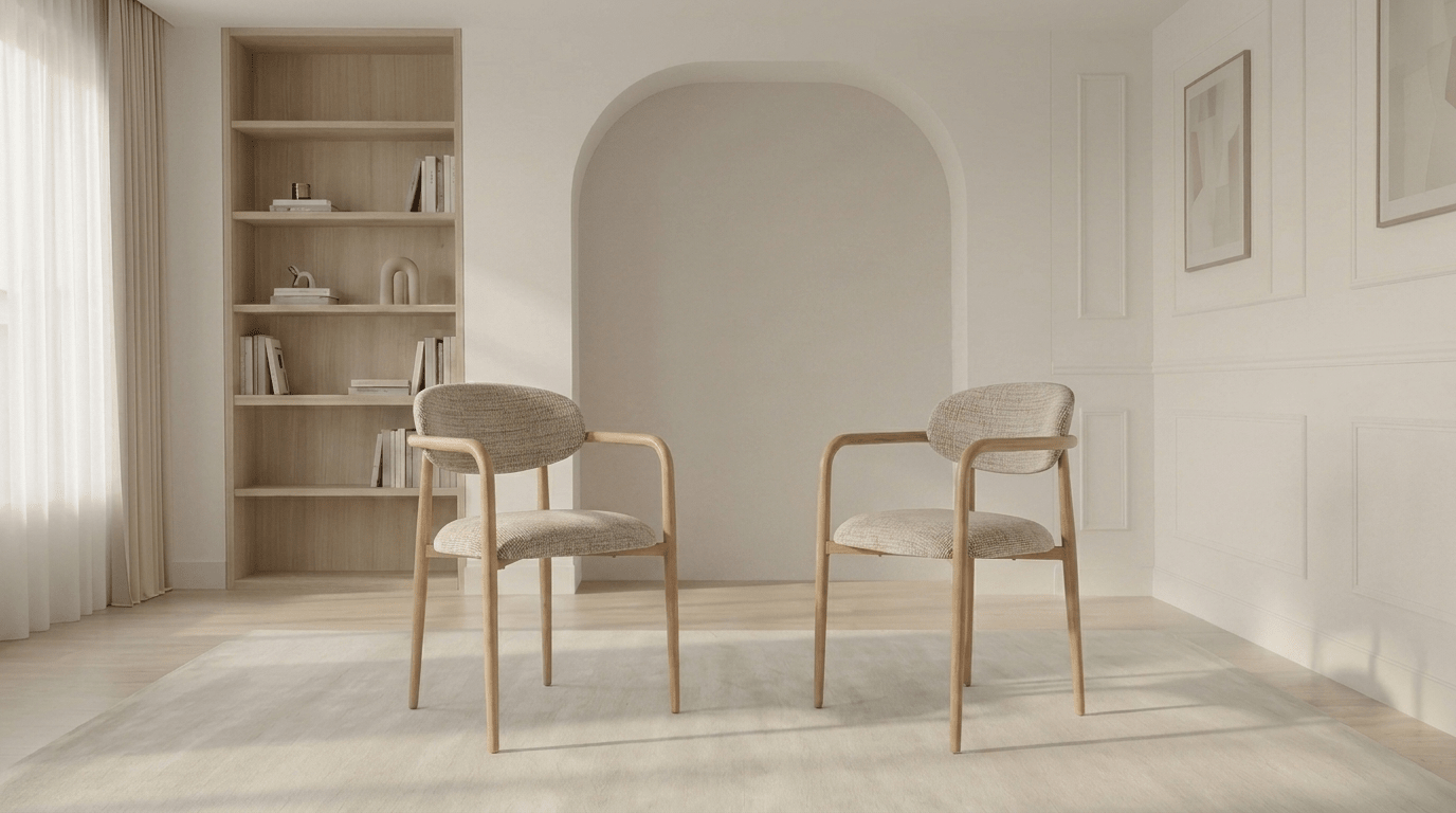 Chaise SAKE design avec accoudoirs - TRUST INDUSTRIE - Okura - 