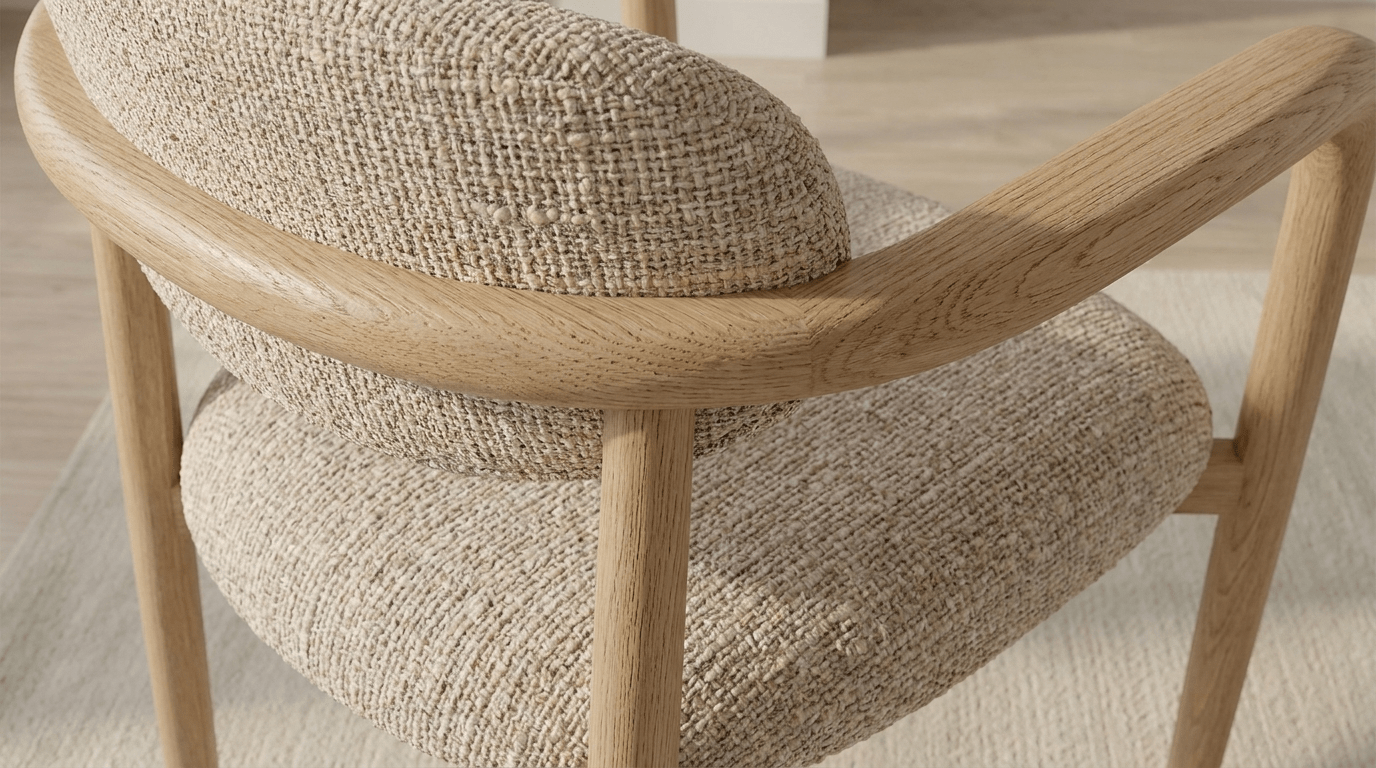 Chaise SAKE design avec accoudoirs - TRUST INDUSTRIE - Okura - 