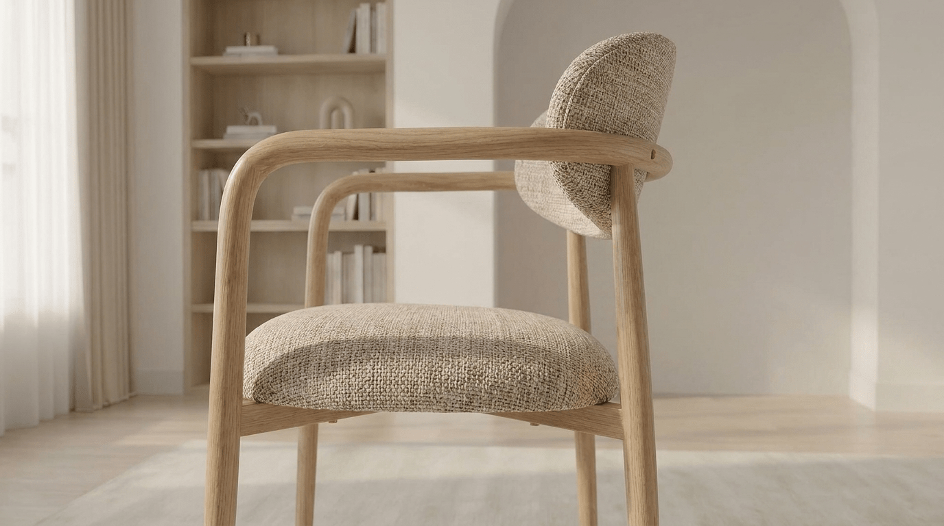 Chaise SAKE design avec accoudoirs - TRUST INDUSTRIE - Okura - 