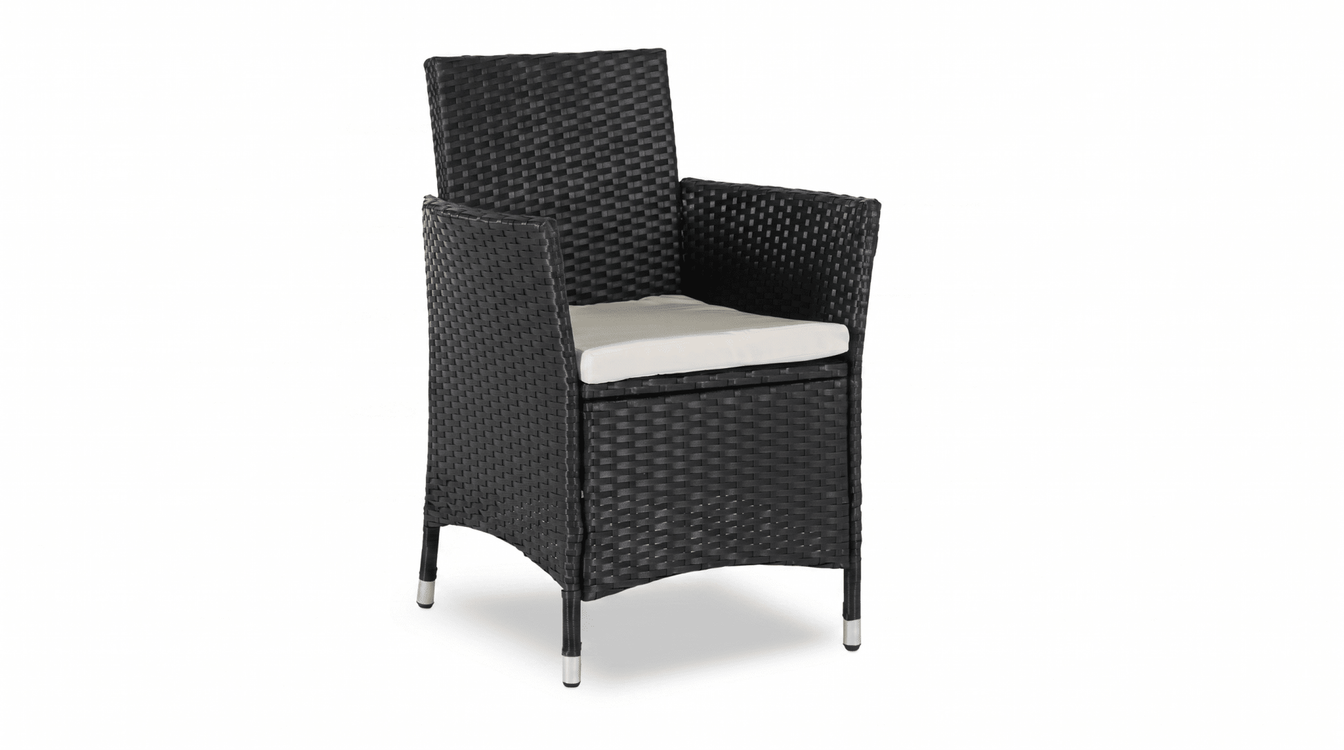 Ensemble de mobilier de jardin POMONA Noir/Beige - TRUST INDUSTRIE - 