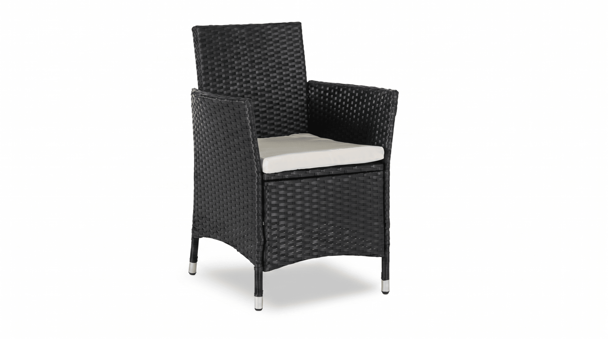 Ensemble de mobilier de jardin POMONA Noir/Beige - TRUST INDUSTRIE - 