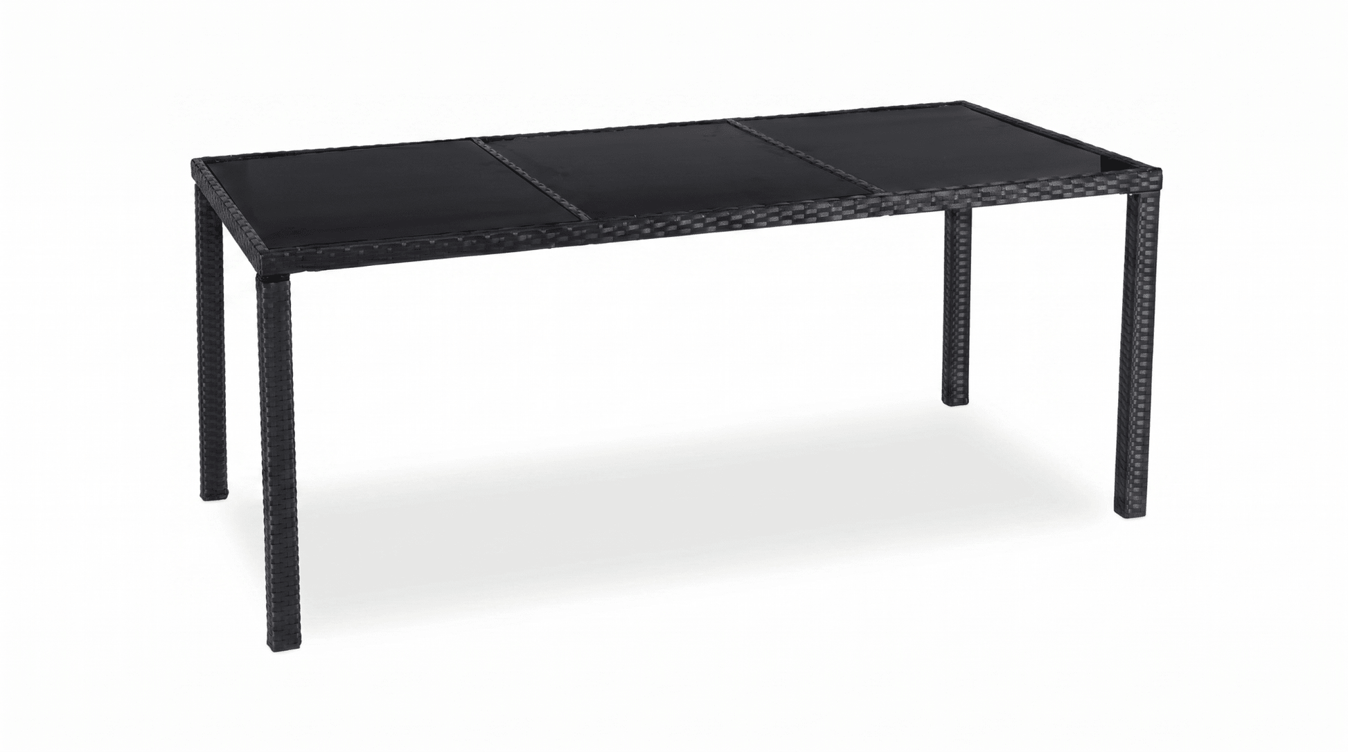 Ensemble de mobilier de jardin POMONA Noir/Beige - TRUST INDUSTRIE - 