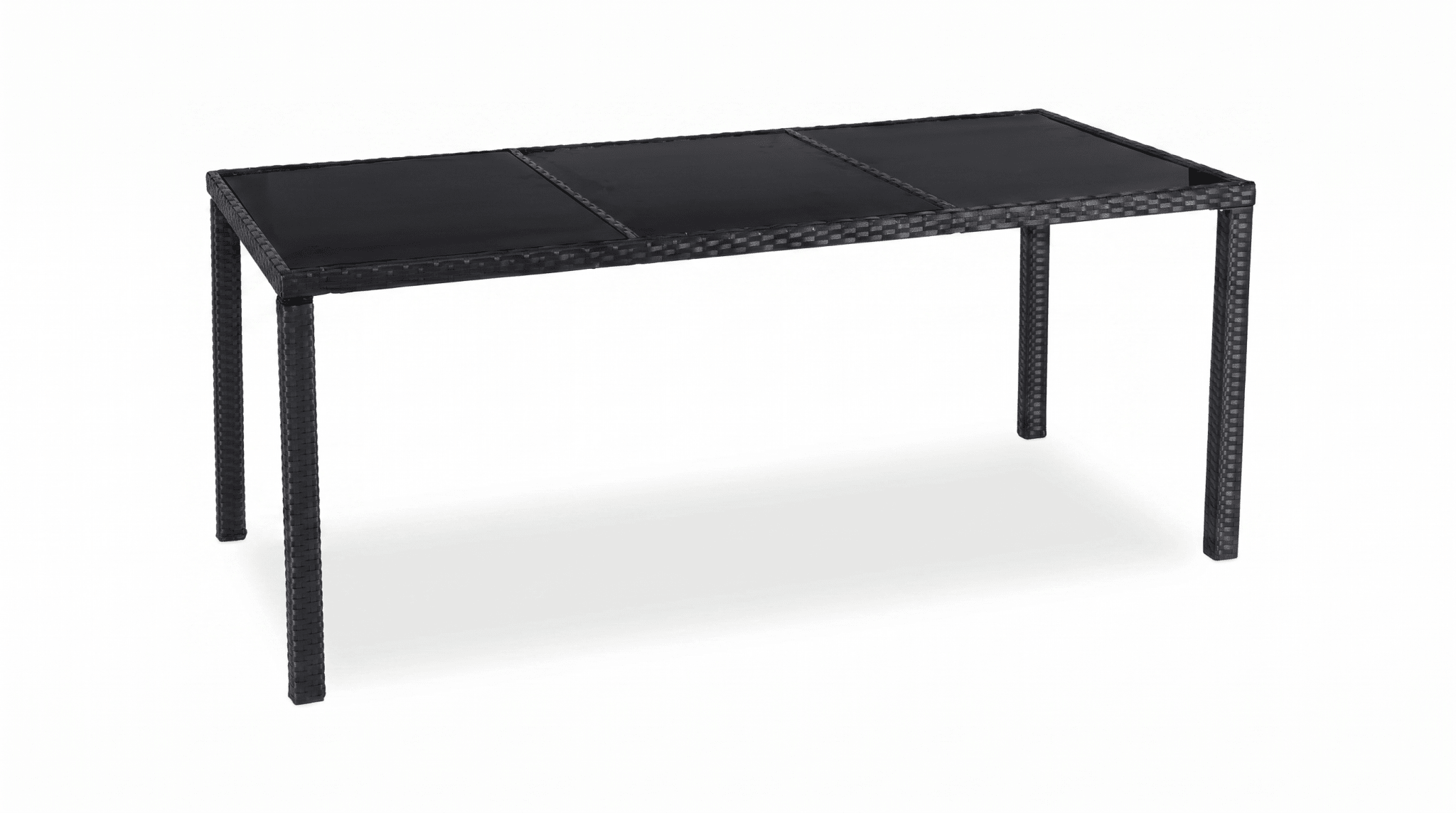 Ensemble de mobilier de jardin POMONA Noir/Beige - TRUST INDUSTRIE - 