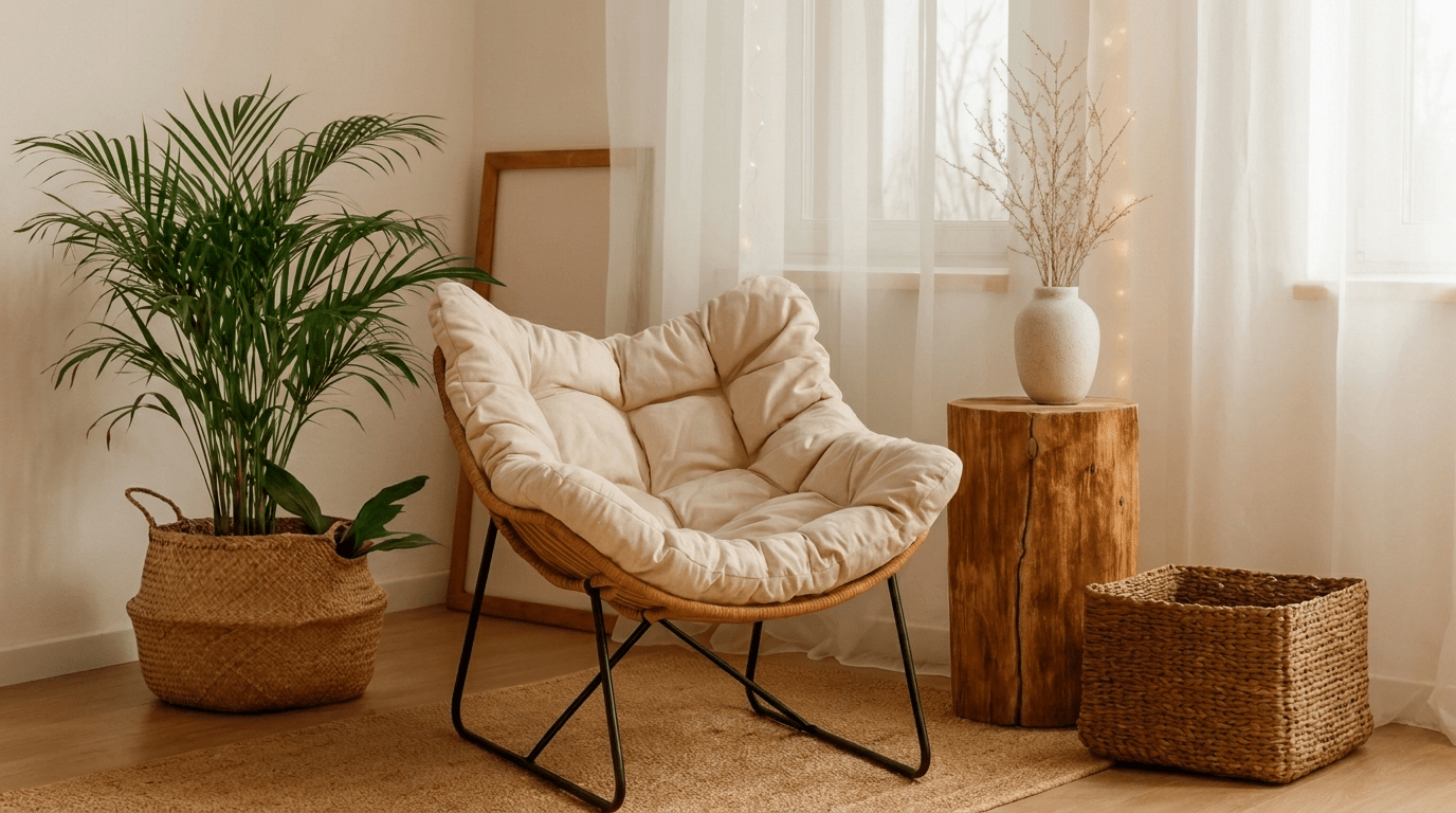 Fauteuil FIN lounge design – confort et élégance - TRUST INDUSTRIE - Beige - 