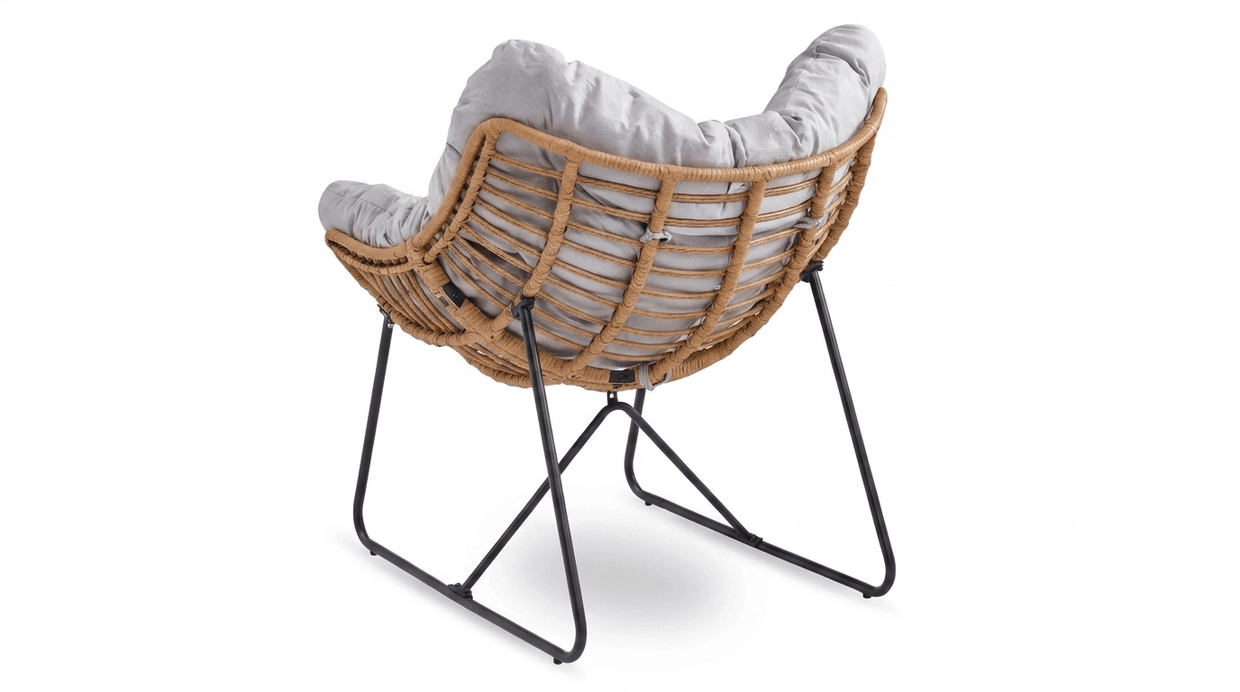 Fauteuil FIN lounge design – confort et élégance - TRUST INDUSTRIE - Gris - 
