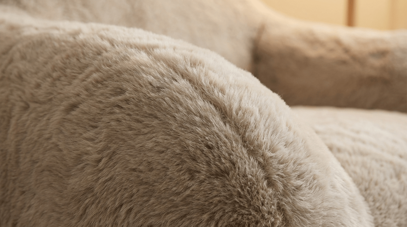 Fauteuil HUG en doudou - TRUST INDUSTRIE - Taupe - 